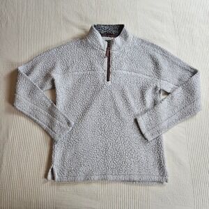 TRUE GRIT American Outdoor Sherpa Fleece 1/4 Zip Pullover Sweatshirt Women S
